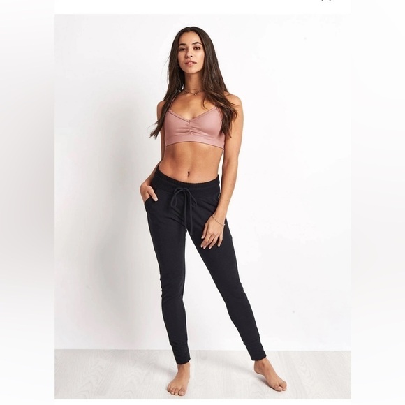 Free People FP Movement Black Sunny Skinny Hi Rise Sweatpants - Size S - Picture 1 of 15